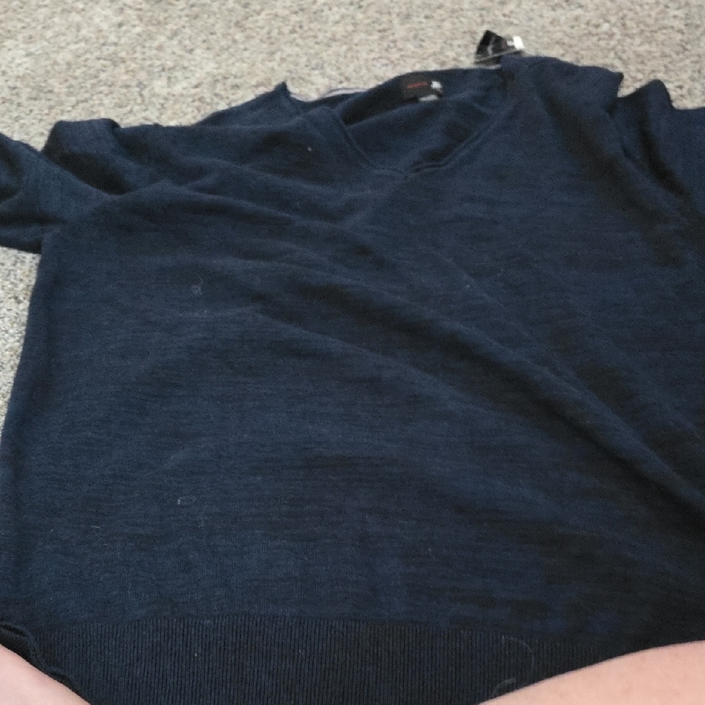 J.Ferrar Modern Fit Dark Blue Sweater